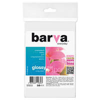 Фотобумага Barva 10x15, 260g/m2, Everyday, Glossy 100с IP-CE260-301 ZXC