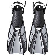 Ласти для дайвінгу сірі 36-40 Dolvor Batman F123