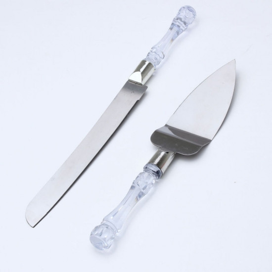 Набор нож и лопатка для свадебного торта ZXC - фото 2 - id-p2199135854