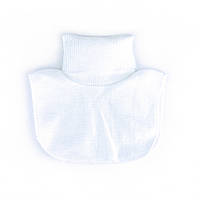 Манишка на шею Luxyart one size для детей и взрослых белый (KQ-2782) tn