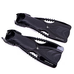 Ласти для плавання чорні 37-41 Dolvor F88 Deep Shark
