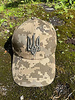 Кепка тактическая пиксель, кепка военная, кепка с гербом