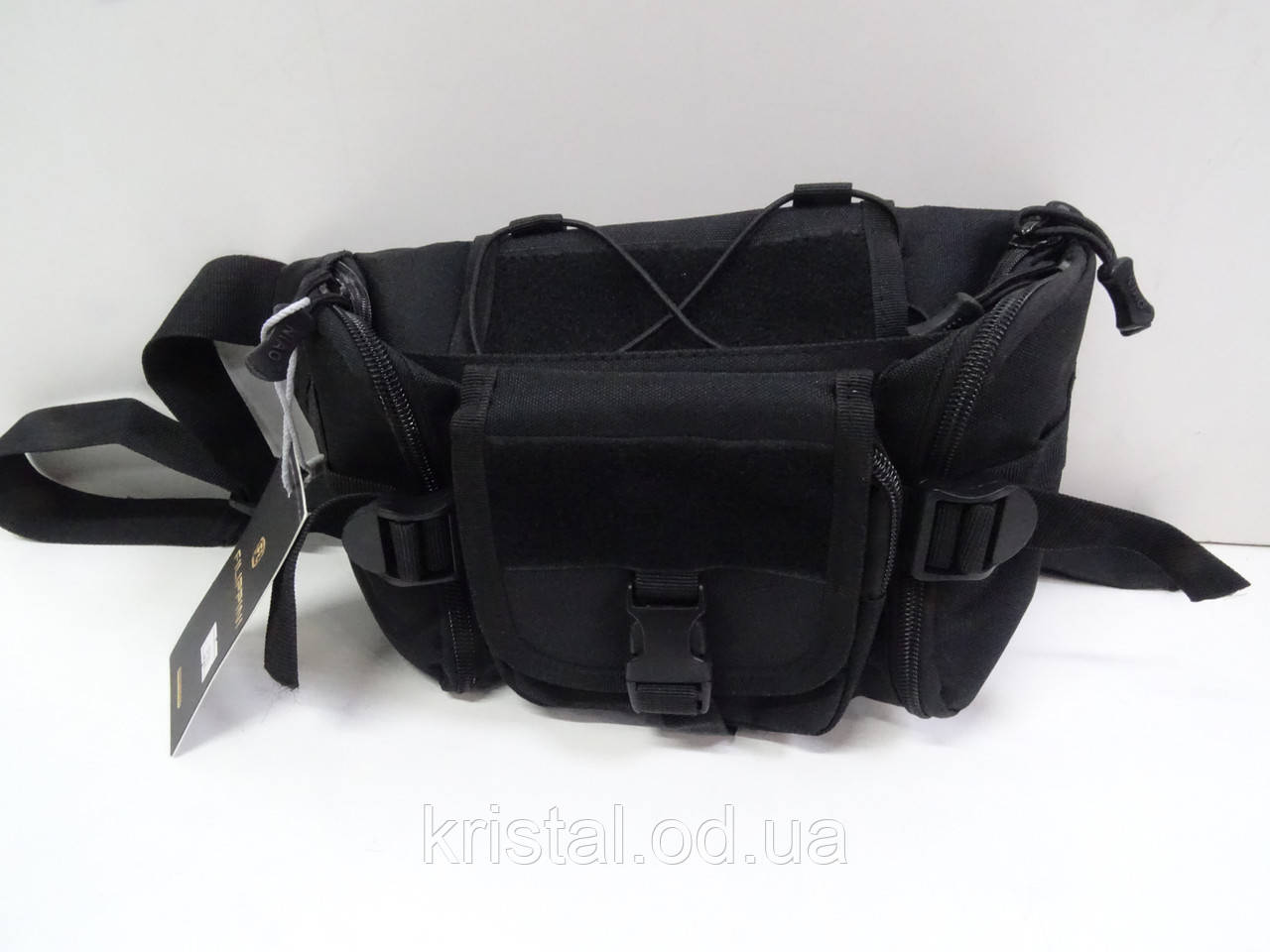 Чоловіча поясна сумка гуртом 35*17 см. серії "Goldbe" No10322, фото 1