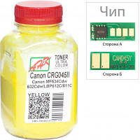 Тонер Canon MF610/630 35г Yellow +chip AHK 3203123 ZXC