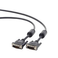 Кабель мультимедийный DVI to DVI 24+1pin, 1.8m Cablexpert CC-DVI2-BK-6 ZXC