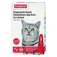 Нашийник для тварин Beaphar проти бліх і кліщів для кішок 35 см червоний 8711231132515 ZXC
