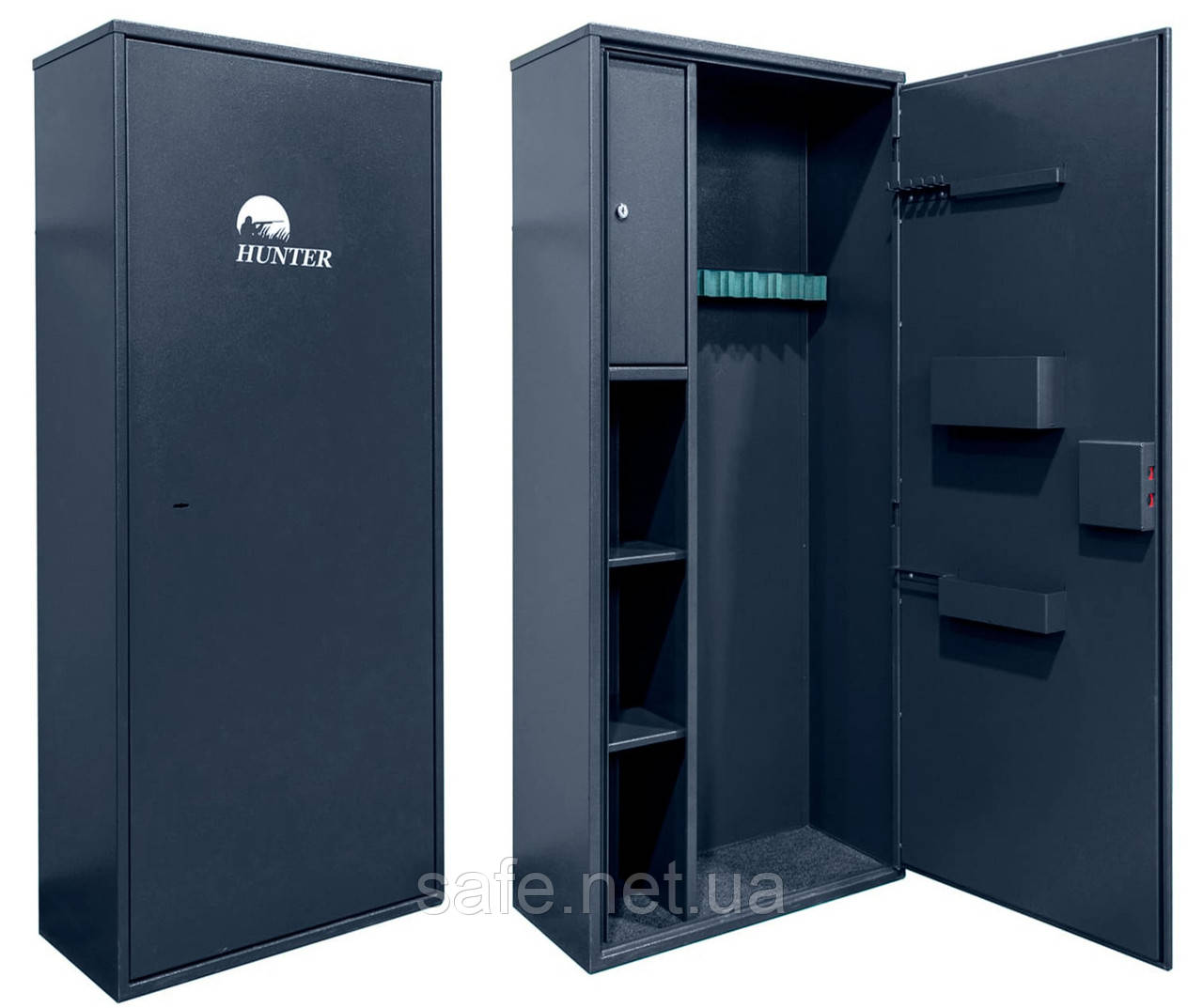 Сейф збройовий Griffon GLST.650.K (ВxШxГ:1312x650x350) на 7 ружев, сейф для рушниці, мисливський сейф