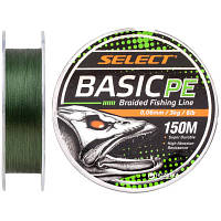 Шнур Select Basic PE 150m Dark Green 0.06mm 6lb/3kg 1870.18.19 ZXC