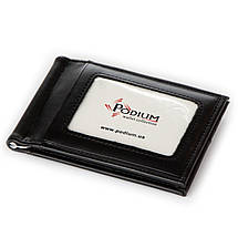 PODIUM Затискач для банкнот спотворення-шкіра 1009-1 black, фото 2