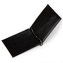 PODIUM Затискач для банкнот спотворення-шкіра 1009-1 black, фото 5