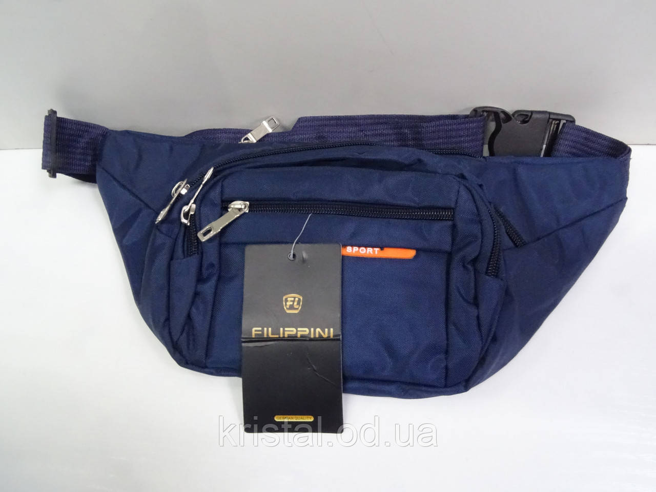 Чоловіча поясна сумка оптом 30*15 см. серії "Goldbe" No10333, фото 1