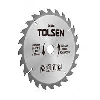 Диск Tolsen пиляльний з ТВС напайками для дерева 254х60Т*30 мм 76461 ZXC