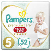 Подгузники Pampers Premium Care Pants Junior Размер 5 12-17 кг , 52 шт 8001090760036 ZXC