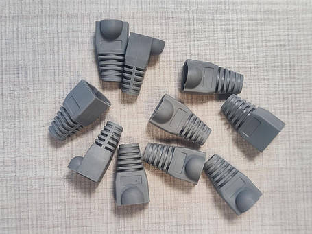 Ковпачок конектора роз'єми RJ45 RJ-45 LAN 8P8C Cat5 Cat5e Cat6 10шт, фото 3