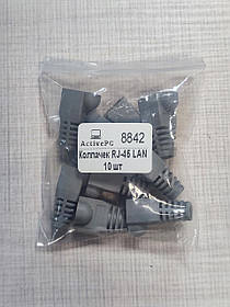 Ковпачок конектора роз'єми RJ45 RJ-45 LAN 8P8C Cat5 Cat5e Cat6 10шт