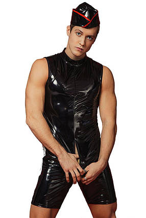 Комбідрес чоловічий (лак) з лампасам D&A L, фото 1