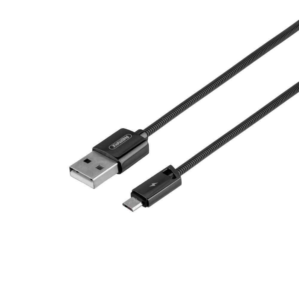 Кабель USB Remax RC-166m Micro Колір Сiрий