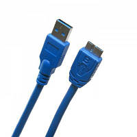 Дата кабель USB 3.0 AM to Micro B 0.5m Extradigital KBU1625 ZXC