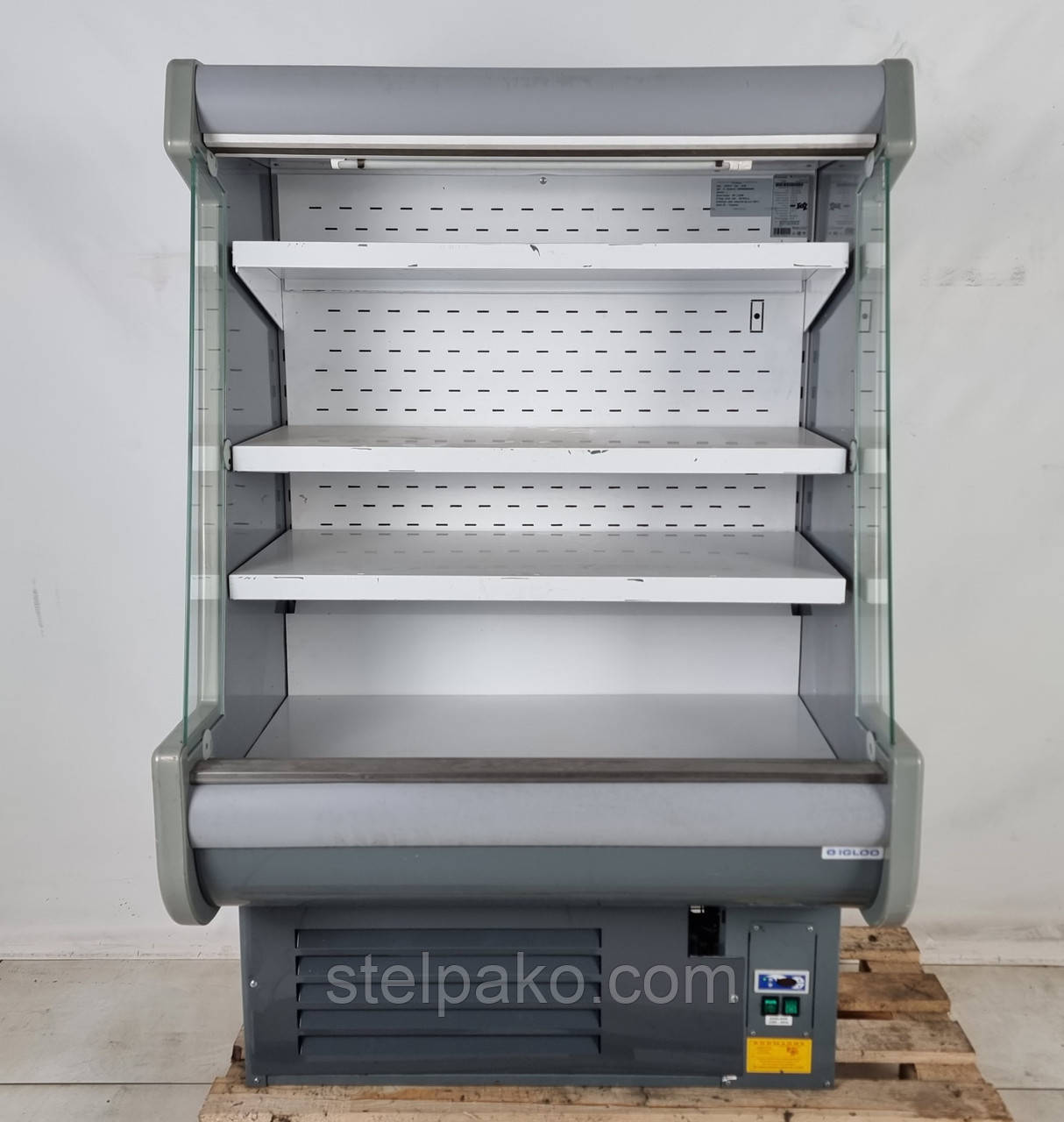 Холодильный регал (горка) «IGLOO RCH 1.0», 1.0 м., (Польша) (+4° +8°), Б/у - фото 2 - id-p2183537409