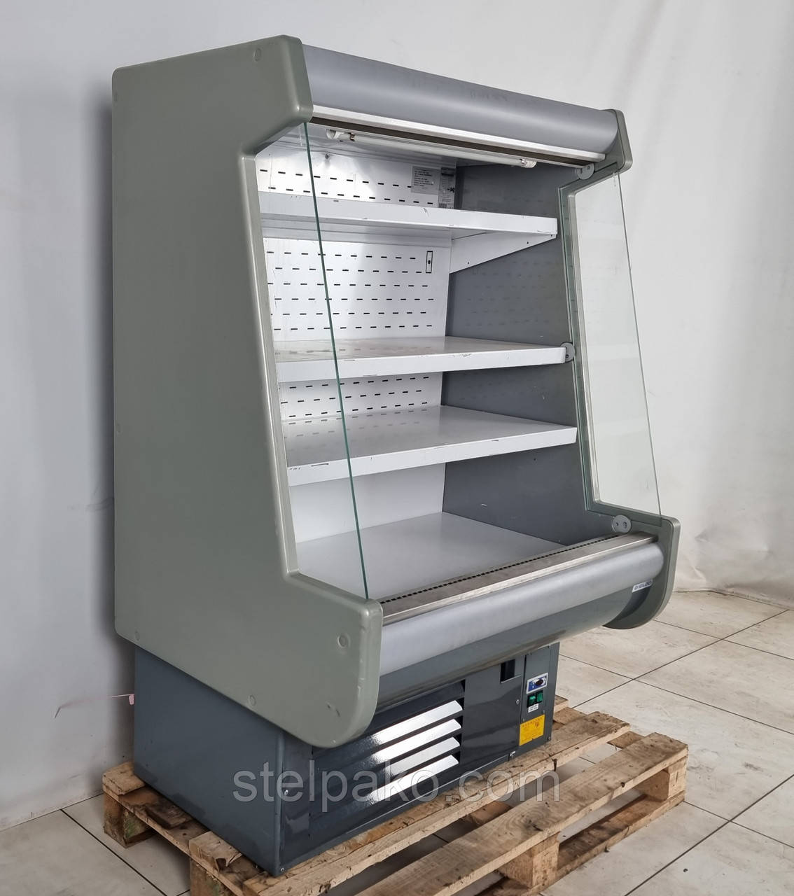 Холодильный регал (горка) «IGLOO RCH 1.0», 1.0 м., (Польша) (+4° +8°), Б/у - фото 1 - id-p2183537409