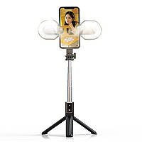 Monopod Tripod | Button Bluetooth | 2 LED Lamp | P40S-M