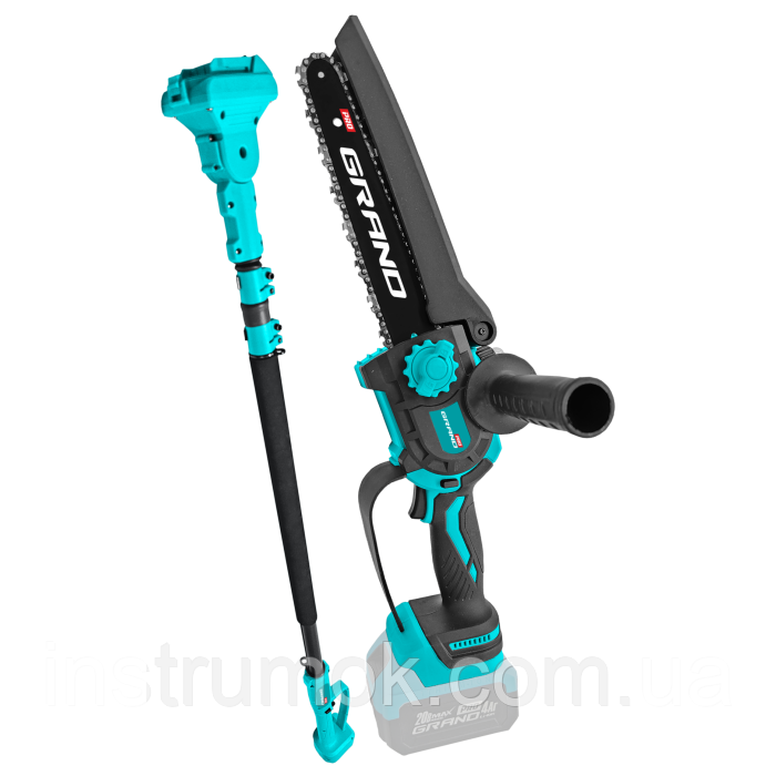 Акумуляторна пила ланцюгова Grand АПЦ-20V/M8"-4 з телескопічною штангою