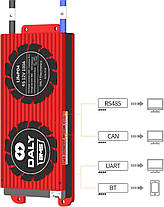 DALY Smart BMS LiFePo4 4S 12V 100A (Bluetooth + Smart Balancer + Y-cable), фото 3