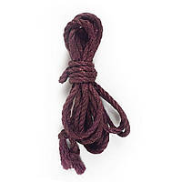 Джутовая веревка BDSM 8 метров, 6 мм, цвет лаванда tn