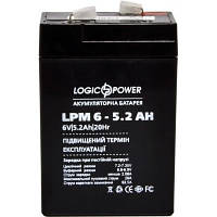 Батарея к ИБП LogicPower LPM 6В 5.2 Ач 4158 ZXC