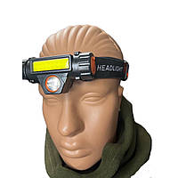 Ліхтар на голову BL-8101 XPE+COB/ ліхтарик на голову