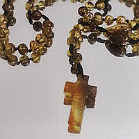 Вервиці MINOV 2782 з натурального бурштину на 50 намистин 37 см