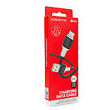 Кабель USB Borofone BX84 Micro 2.4A Колір Чорний, фото 4