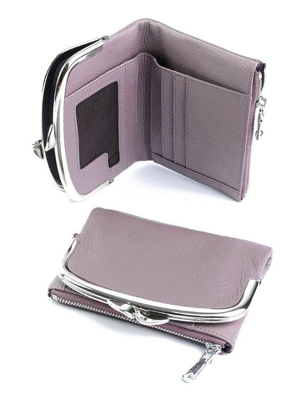 Жіночий шкіряний гаманець 19-9976  Purple. Купити жіночий шкіряний гаманець гуртом і в роздріб в Україні.