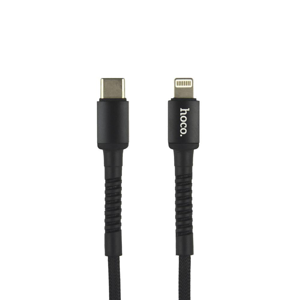 Кабель USB Hoco X71 Especial Type-C to Lightning PD 20W 3A Колір Чорний