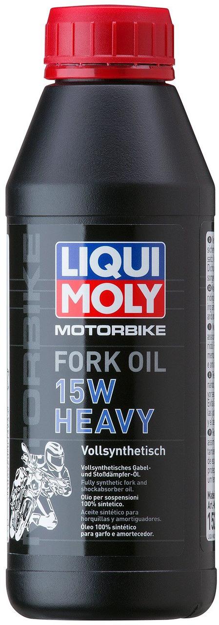 Синтетическое Масло для вилок и амортизаторов Motorbike Fork Oil Heavy 15W, 0.5л(897048538756) - фото 1 - id-p2199269452