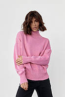 Женский свитер в технике тай-дай - розовый цвет, L (есть размеры) tn
