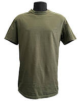 Тактична бавовняна футболка прямого крою олива
