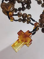 Вервиці MINOV 2787 з натурального бурштину на 50 намистин 37 см