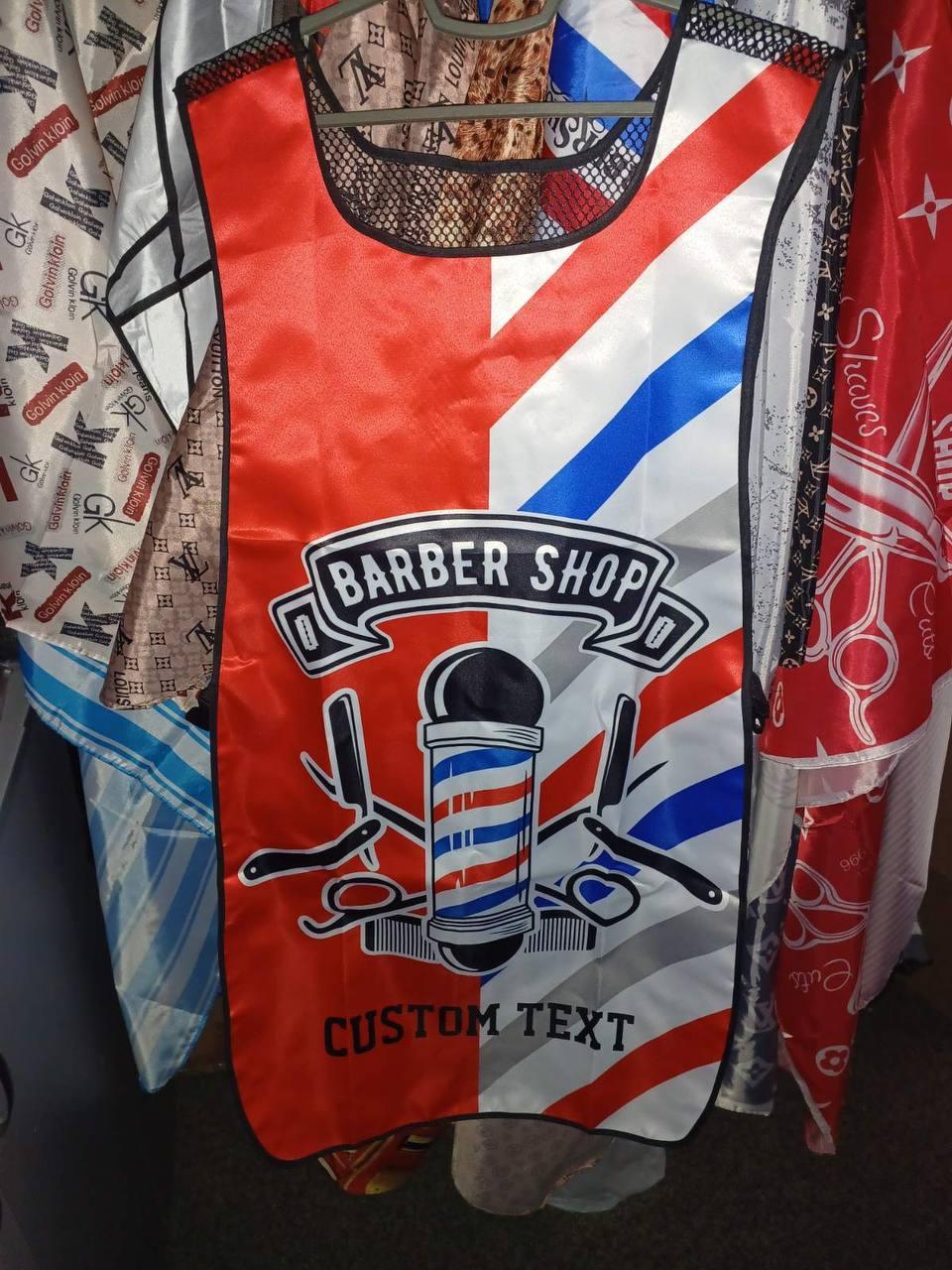 Фартух Barbershop подвійний (перед+спина сітка) FTK-06