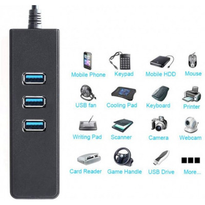 Концентратор Dynamode USB 3.0 Type-A - RJ45 Gigabit Lan, 3*USB 3.0 USB3.0-Type-A-RJ45-HUB3 ZXC - фото 8 - id-p2199221015