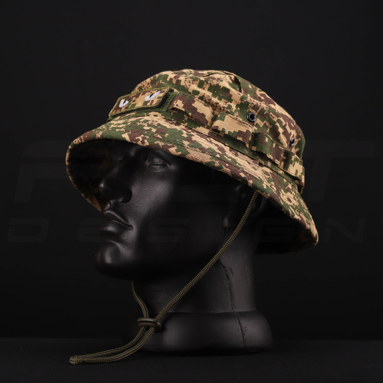 Панама тактична з регулятором ріп-стоп з Велкро піксель Хижак G-0822