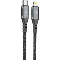 Дата кабель USB-C to Lightning 1.2m CBGPD30WTL1 30W grey Intaleo 1283126518089 ZXC