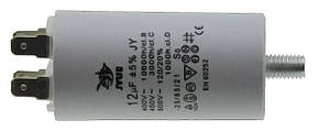 Конденсатор JYUL CBB-60M 12мкф - 450 VAC болт + клеми(34*66 mm)