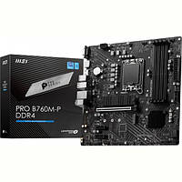 Материнська плата MSI Pro B760M-P DDR4 Socket 1700