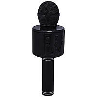 Bluetooth Караоке - мікрофон WS-858 Black