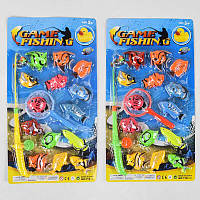 Детская Игрушка Рыбалка магнитная 14 рыбок и 1 удочка и 1 сачок