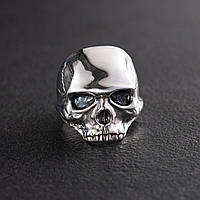 Серебряное кольцо с черепом (чернение) 112192 INTERSHOP