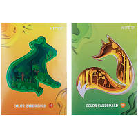 Цветной картон Kite двухсторонний А5, 10 листов/10 цветов K21-1257 ZXC
