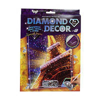 Алмазная мозаика Danko Toys Diamond Decor: Эйфелева башня DD-01-01 PP, код: 8263624