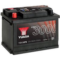 Аккумулятор автомобильный Yuasa 12V 62Ah SMF Battery YBX3078 ZXC